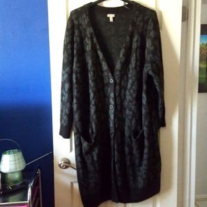 LOGO by LORI GOLDSTEIN  SWEATER CARDIGAN